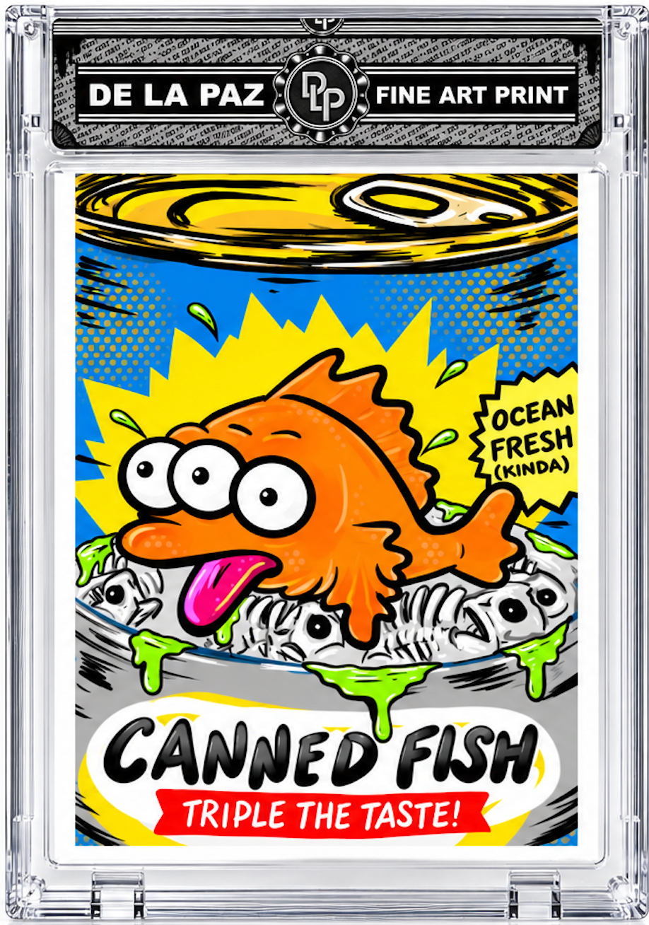 Triple Trouble — Canned Fish | Signed & Numbered Limited Edition Fine Art Print