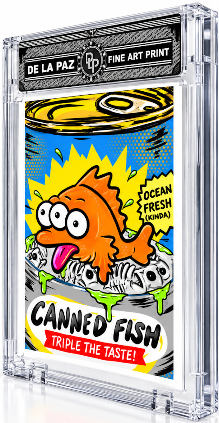 Triple Trouble — Canned Fish | Signed & Numbered Limited Edition Fine Art Print