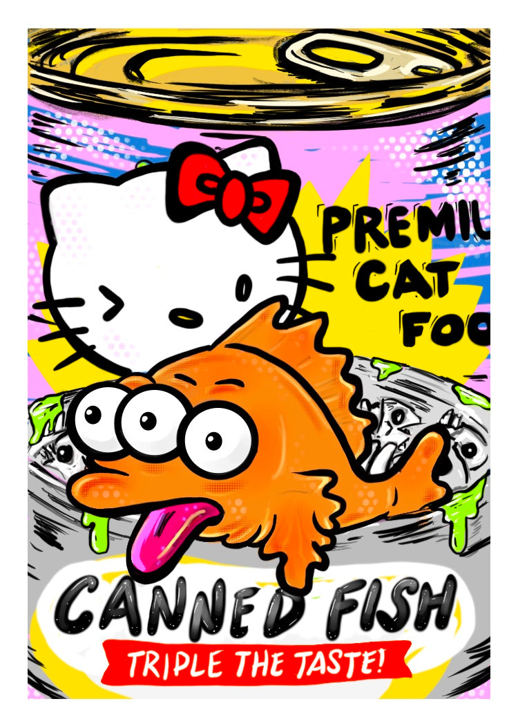 Nine Lives — Canned Fish | Signed & Numbered Limited Edition Fine Art Print